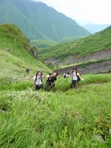 高原をぬければもうすぐ！