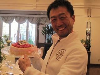 ケーキと社長